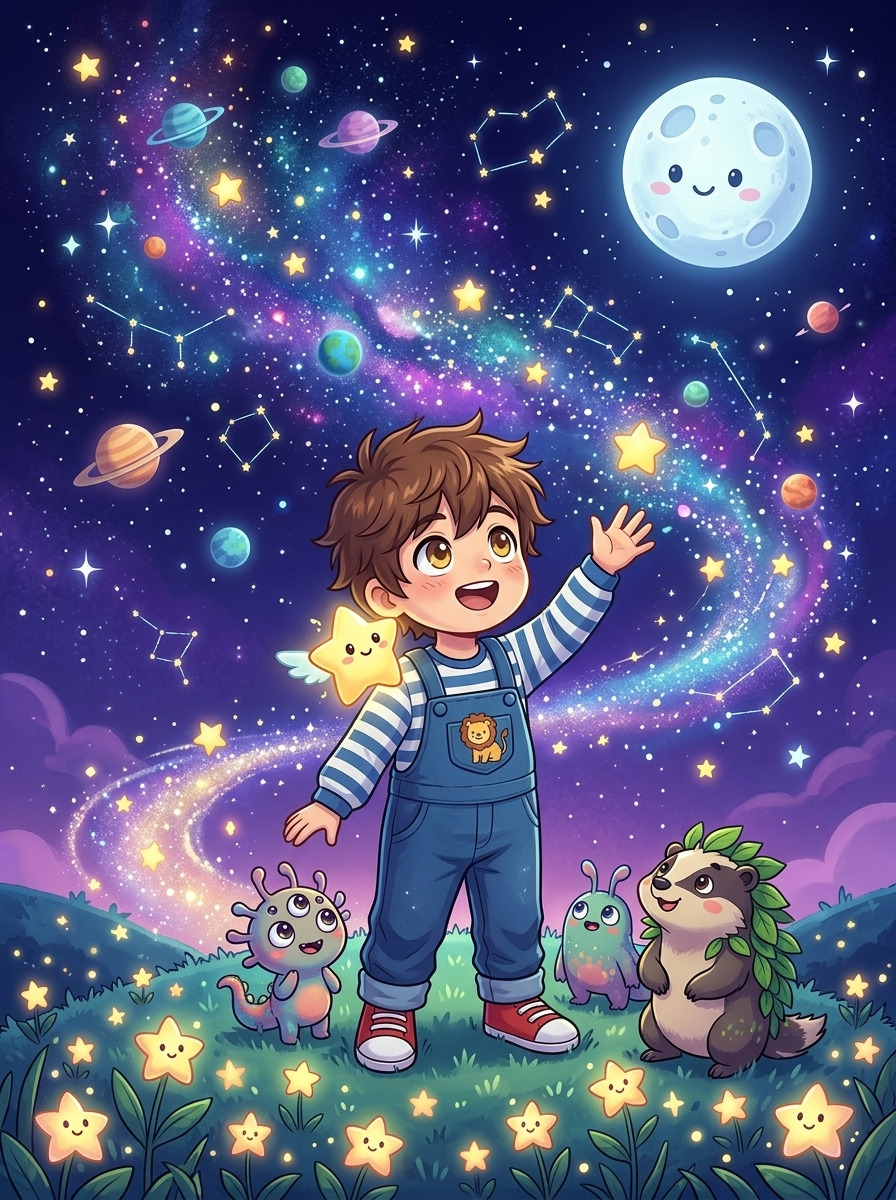 Kinderbuch im Anime-Stil