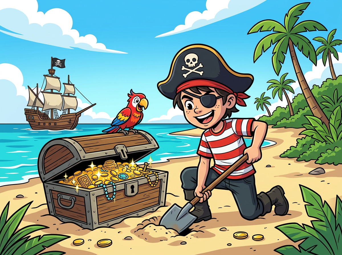 Finn, der Pirat – Innenseite